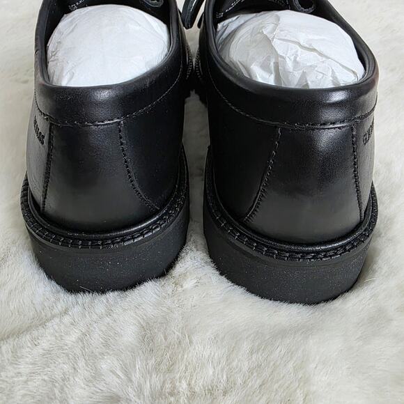 Madewell x G.H.BASS Wallace Leather Moc Lug Sole Moccasin Black Mens Size 8 NEW main image 4